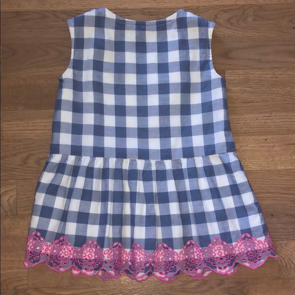 BABY GAP GINGHAM EYELET DRESS - Picture 4 of 4